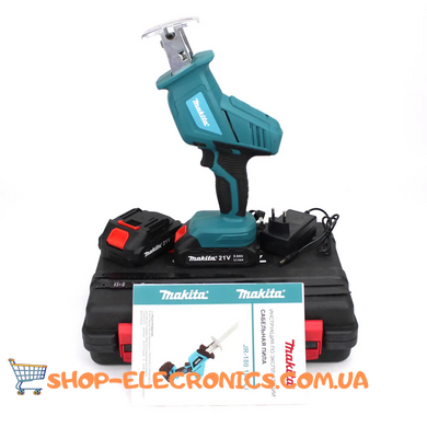 Потужна пила шабельна Makita JR-180 (21V, 5.0Ah)