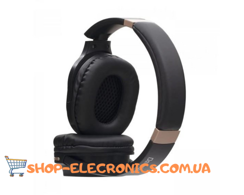 Навушники Bluetooth 5.0, Ом 32 Стерео Гарнітура з мікрофоном (чорні) DeepBass R2