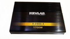 Автомобільний підсилювач звуку Kevlar K-2900.4 1700Вт 4-х канальний Чорний (642684244)