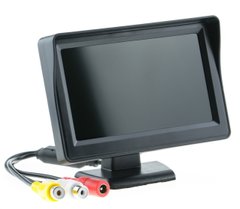 Монітор автомобільний UKC TFT LCD 4,3" для двох камер