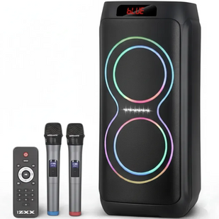 Переносная портативная Bluetooth-колонка ZXX-5550 80Вт + 2 микрофона