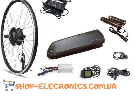 Акумулятор для електровелосипеда (без ЛСД) 48V 500W 16Ah Mxus обод 26" Мотор колесо