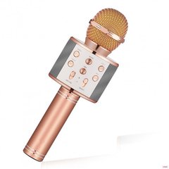 Бездротовий мікрофон караоке UTM WS858 з чохлом Pink