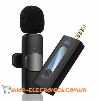 Бездротовий петличний мікрофон Wireless Microphone K35, 2 мікрофони зі штекером
