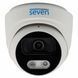 Вулична IP-відеокамера 8 Мп SONY SEVEN IP-7218PA white Bluetooth 2,8 мм Внутрішня камера відеоспостереження