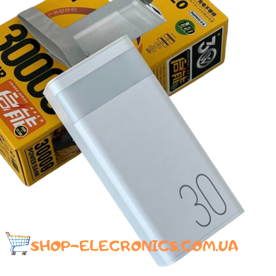 Power Bank Remax RPP-320 30000 mAh 22,5W Повербанк з ліхтариком