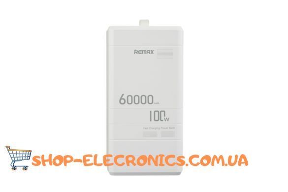 Повербанк для ноутбука и телефона Remax RPP-650 100W+22,5W Fast charging 60000 mAh Blue