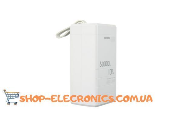 Повербанк для ноутбука и телефона Remax RPP-650 100W+22,5W Fast charging 60000 mAh Blue