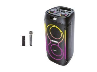 Акустическая переносная колонка ZXX-5509 1200Вт 2x6,5" 265х265х620мм TWS/FM/USB/TF/BT/LED/REC/ДК/MIC