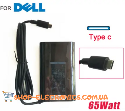 Блок живлення для ноутбука Dell 20V 3.25A Type-C 65W