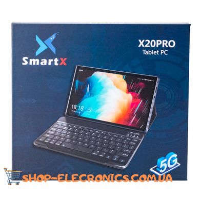 Планшет Smart X20 PRO 10 дюймов 64/256 Gb MediaTek MT6735 с клавиатурой, розовый