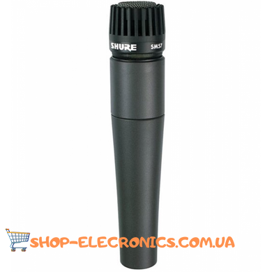 Мікрофон для караоке DM SM 57 провідний чорний | Динамічний інструментальний мікрофон