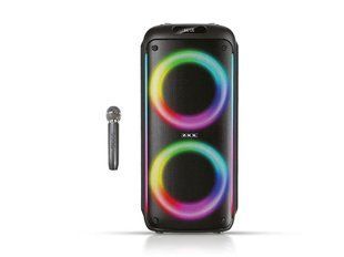 Акустическая переносная колонка ZXX-5504 1000Вт 2x6,5" 240х235х545мм TWS/FM/USB/TF/BT/LED/REC/MIC