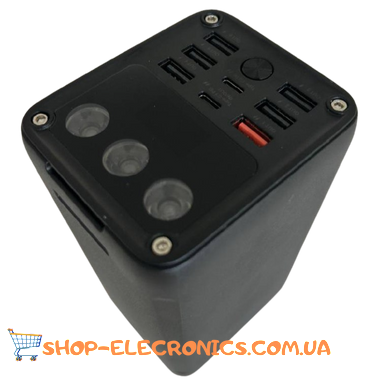 Power Bank Konfulon A28Q 60000mAh 22.5W Black Повербанк Мощный павербанк для роутера и планшета
