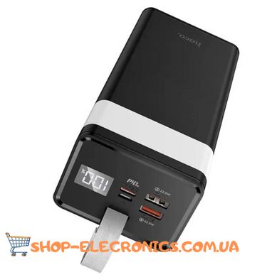Повербанк 40000 mAh 22.5W Hoco Power bank Powermaster J86B с фонариком аккумулятор к телефону