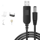 Кабель живлення USB DC 9v та 12v для роутера модему від Повербанка Powerbank