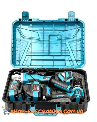 Аккумуляторный набор Makita 2в1 бесщеточный 48 V, 6Ah Ударный шуруповерт DTW488+Болгарка DGA506ZPRO