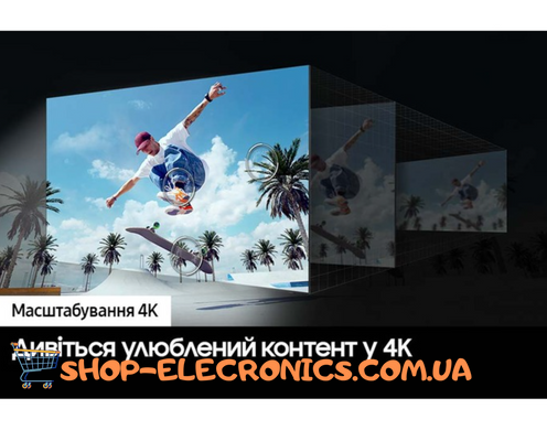 Телевізор Samsung 55" 4K UHD Smart TV на Android 15 Wi-Fi з кріпленням у подарунок