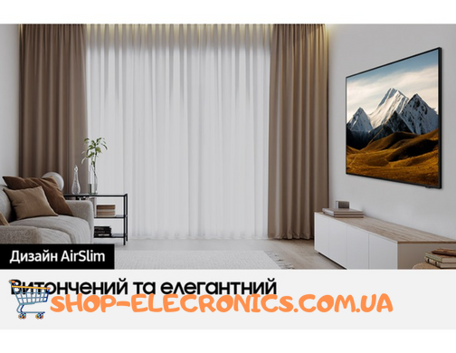Телевізор Samsung 55" 4K UHD Smart TV на Android 15 Wi-Fi з кріпленням у подарунок