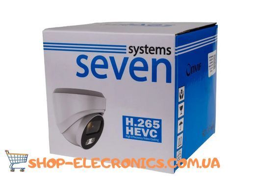 Вулична IP-відеокамера 5 Мп SONY SEVEN IP-7215PA PRO white Bluetooth 2,8 мм Внутрішня відеоспостереження
