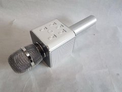 Мікрофон з функцією Караоке Q7 StreetGo Bluetooth Karaoke USB, AUX MP3 Player срібний