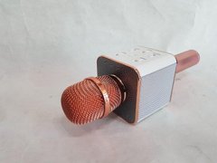 Мікрофон з функцією Караоке Q7 StreetGo Bluetooth Karaoke USB, AUX MP3 Player рожевий