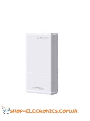 Повербанк для ноутбуків, планшетів та смартфонів 40000 mAh Power Bank Remax RPP-310 зі швидкою зарядкою 65W PD+QC