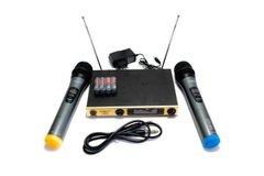 Микрофон беспроводной DM UKC-KM688 радиомикрофон для караоке Беспроводная радиосистема на два микрофона