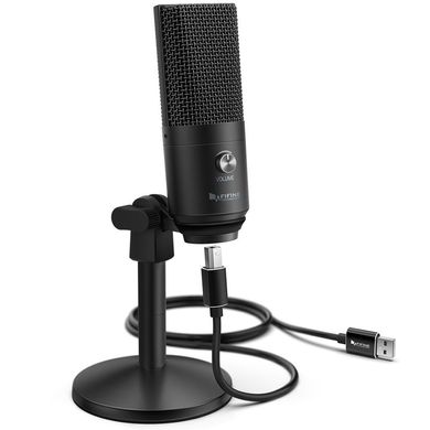 Студійний конденсаторний мікрофон FIFINE K670 для запису на Mac і Windows