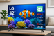 Телевізор LG 42" Smart TV Android 14 LED 4K UHD Wi-Fi Смарт телевізор