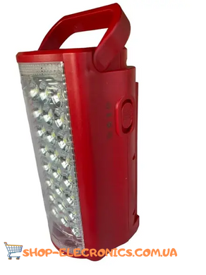 Ручной Фонарь ALFARID (Almina) DL-2424 аккумуляторный(Красный), встроенный аккумулятор (3000 А&middot;ч, 24 LED)