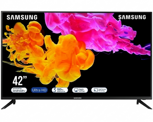 Телевізор 4К Samsung 42 дюйми LED з Smart TV + Утримувач для телевізора