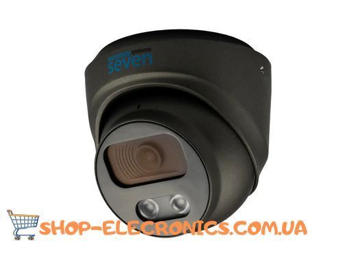IP-відеокамера вулична/внутрішня SONY SEVEN IP-7215PA PRO black Bluetooth 2.8 мм, 5 Мп