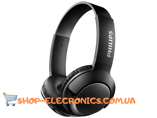 Навушники Philips Bluetooth 4.1 гарнітура з мікрофоном SHB3075BK/00 Black (Чорні)