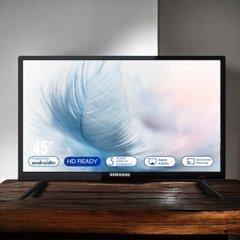 Телевізор Samsung 45" LED UltraHD з Android 13.0 та Smart TV 4K Bluetooth + Кріплення для ТБ