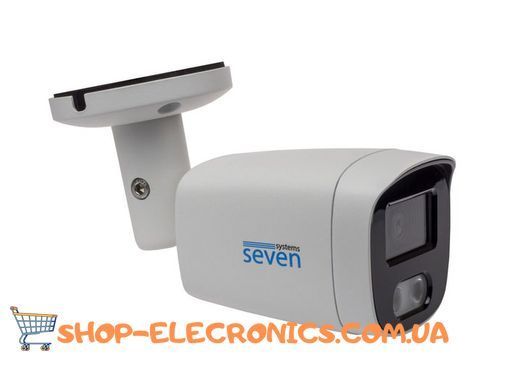 IP-відеокамера Full Color вулична SONY SEVEN IP-7225PA-FC white Bluetooth 2,8 мм, 5 Мп