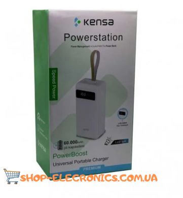 Зовнішній акумулятор Power Bank Kensa 46 60000 mAh