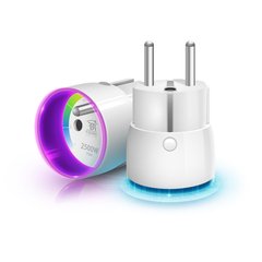 Розетковий вимикач з лічильником електроенергії FIBARO Wall Plug для Apple HomeKit - FGBWHWPE-102