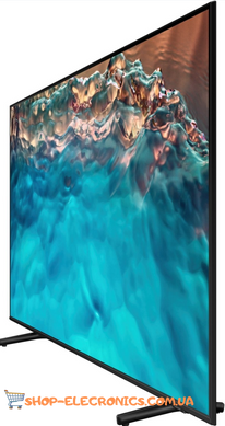 Широкоформатний смарт телевізор Samsung 60" Smart TV 4K Wi-Fi Black