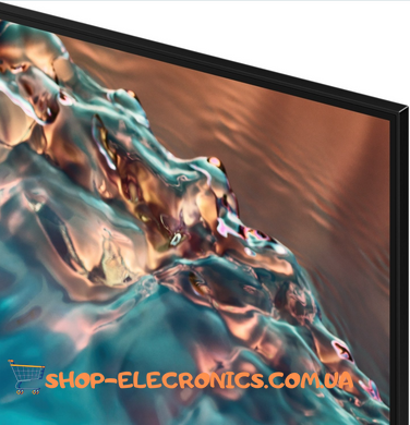 Широкоформатний смарт телевізор Samsung 60" Smart TV 4K Wi-Fi Black