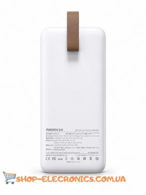 Повербанк Remax RPP-117 50000 мАг 27Вт USB-C QC/PD 22.5W 5A Білий