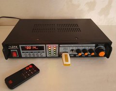 Підсилювач потужності звуку AMP ZX-1313, MP3 USB Micro SD, FM Bluetooth